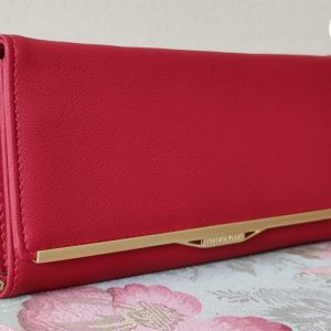 Billetera larga recta con cierre afuera Billetera larga recta con cierre afuera