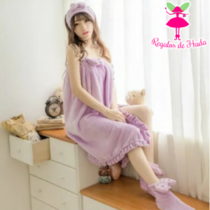 Salida de baño para Damas 3 pzas Salida de baño para Damas 3 pzas