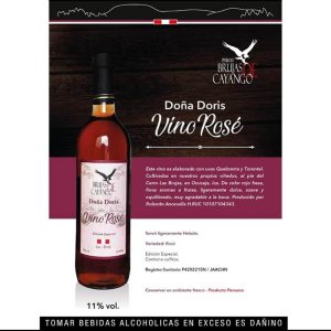 Vino Rose doña Doris BRUJAS DE CAYANGO